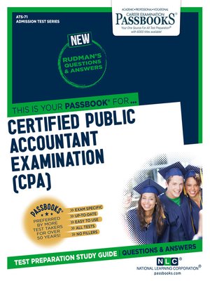 cover image of CERTIFIED PUBLIC ACCOUNTANT EXAMINATION (CPA)